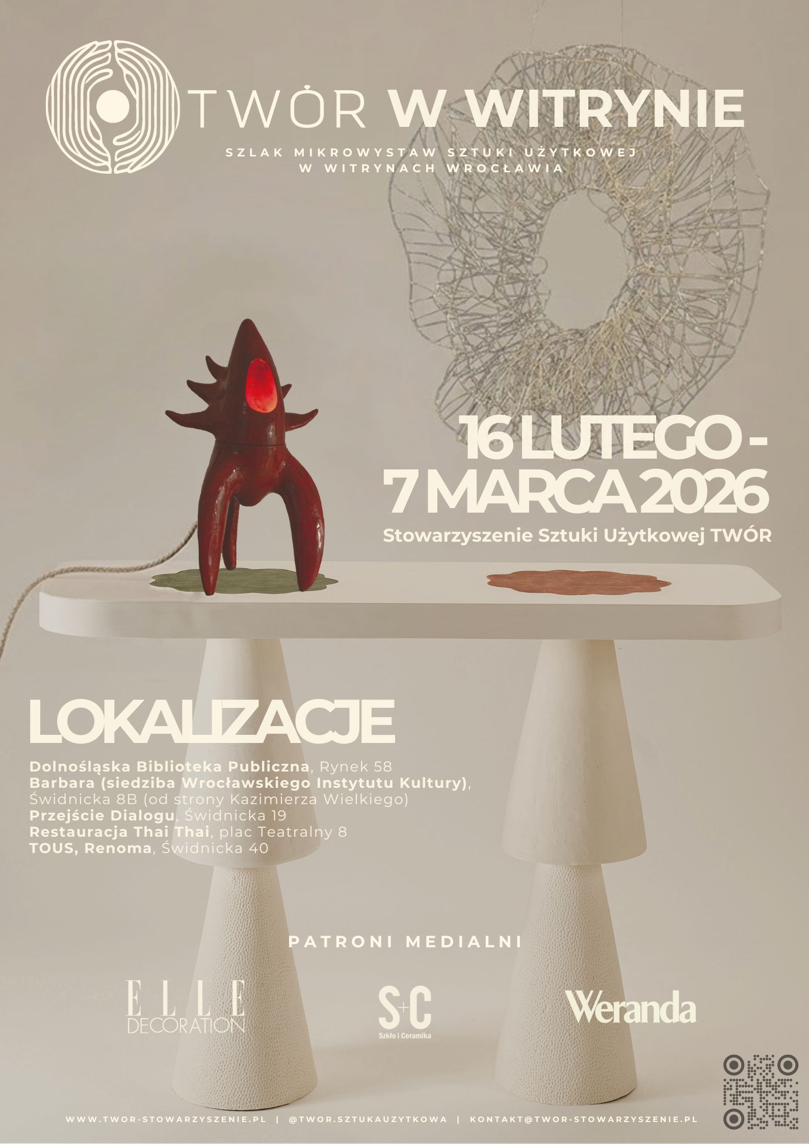 Twór w witrynie 2026 plakat