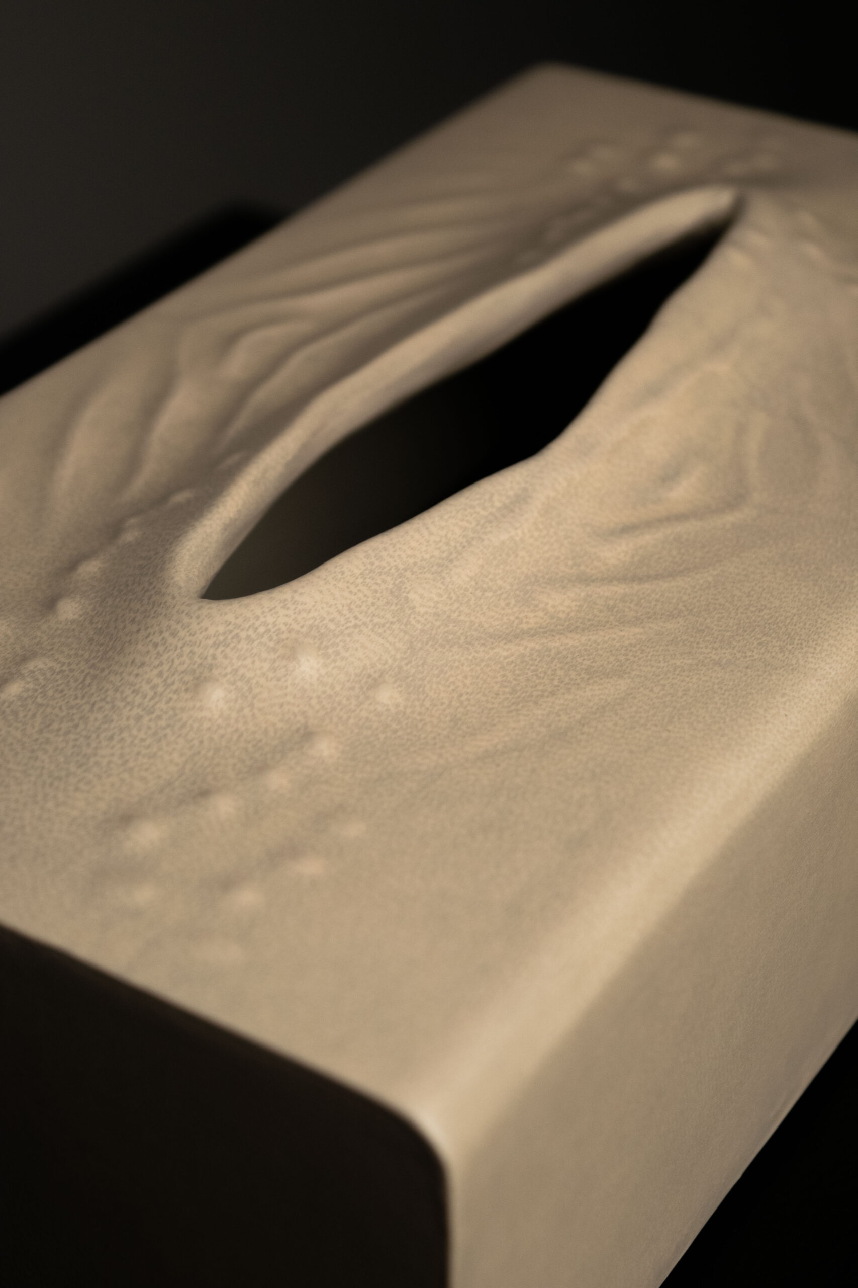 Skórzane pudełko na chusteczki