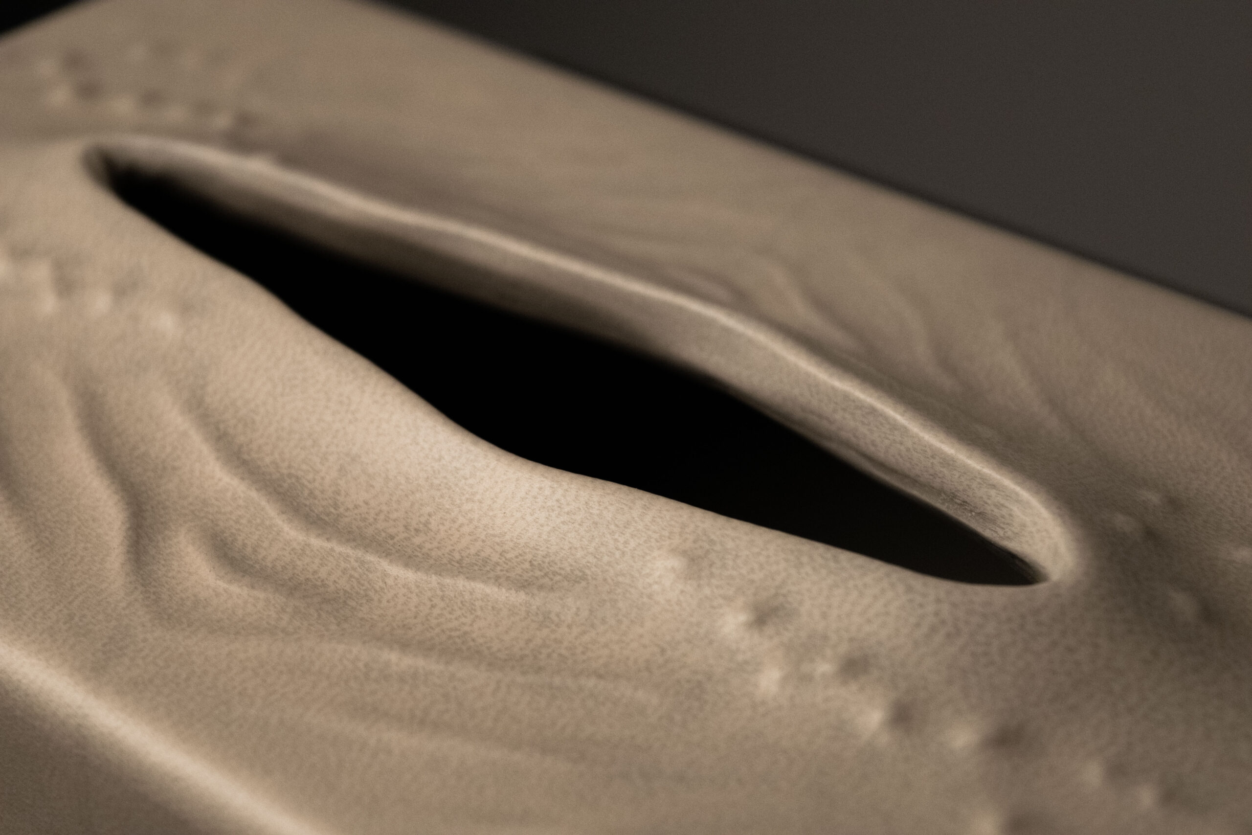 Skórzane pudełko na chusteczki