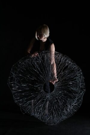 Artystyczna szklana kryza