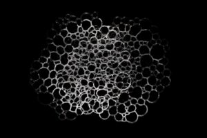 Szklana patera formowana w ogniu palnika