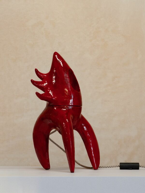 Ceramiczna artystyczna lampa stołowa