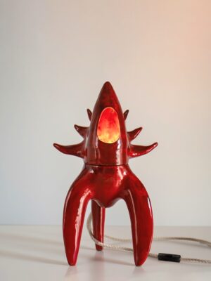 Ceramiczna artystyczna lampa stołowa