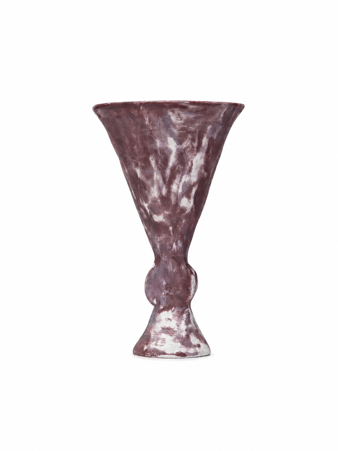 Ceramic Goblet "Liliac Campanula" by Angelika Stefaniak