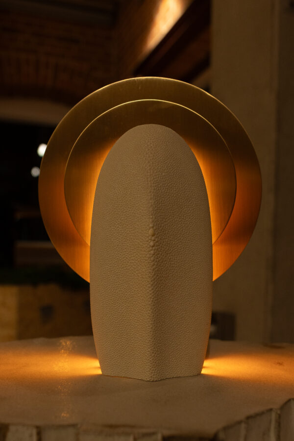 luksusowa lampka Designerska lampa z mosiądzu design kolekcjonerski