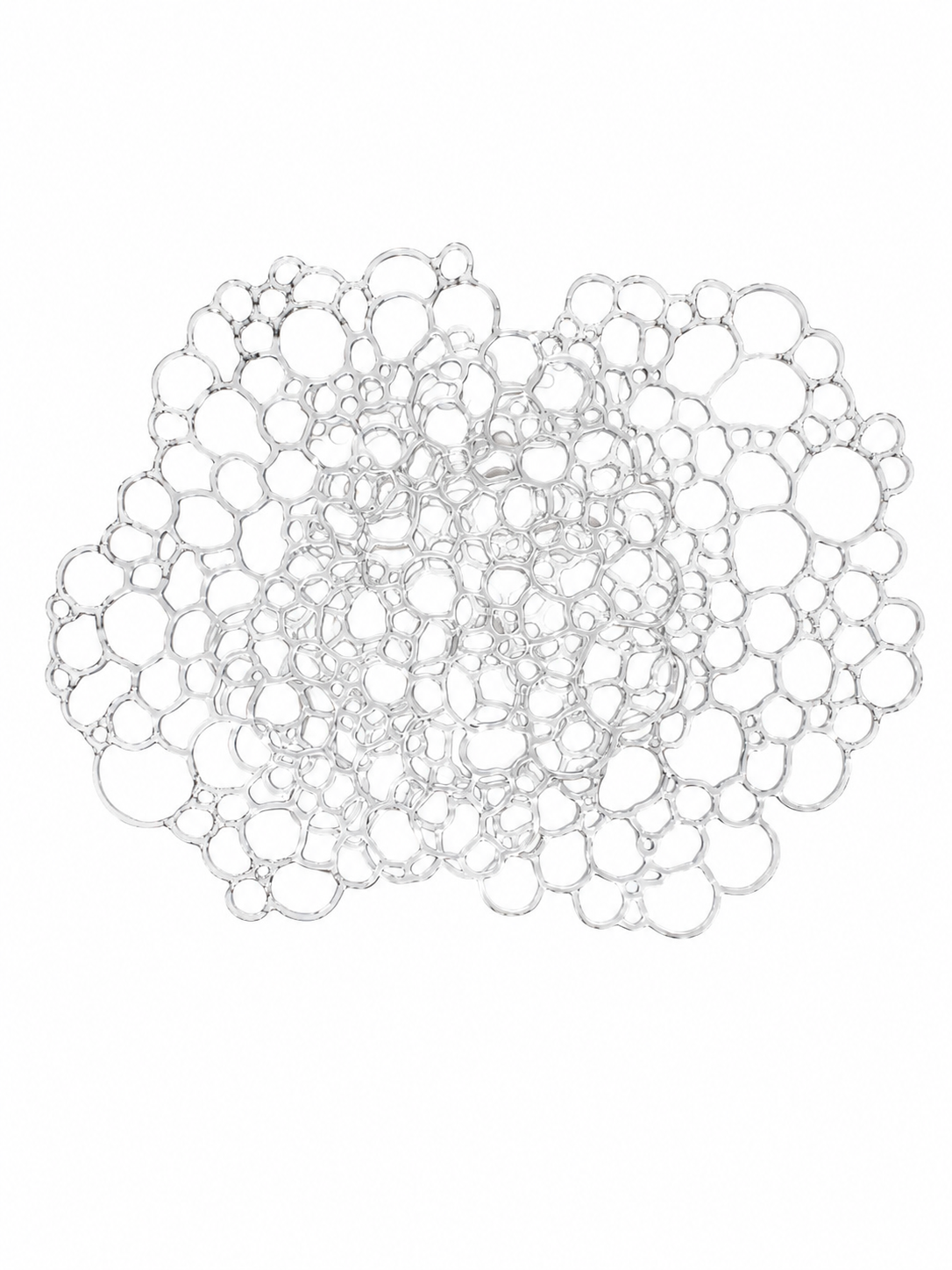 Glass Serving Dish "Dual Structure III" by Katarzyna Krej