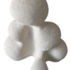 bialy wazon Biały ceramiczny wazon organiczne kształty
